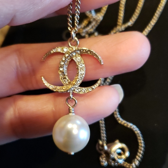 Chanel CC pearl  Collier necklace - Picture 6 of 10
